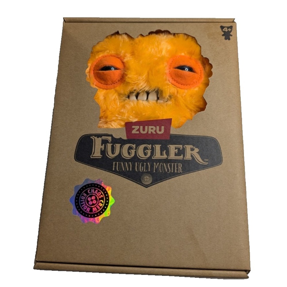 Fuggler Chaos Crew Edition, Squidge, Funny Ugly Monster, by Zuru, Orange #15717H